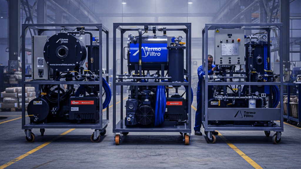 Métodos de filtragem de óleo hidráulico 