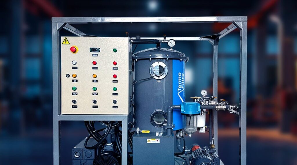 Principais componentes de um equipamento termovácuo