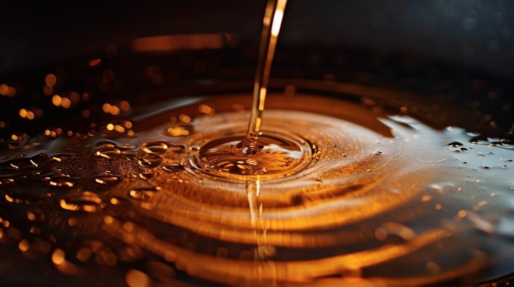 Principais aplicações por tipo de óleo