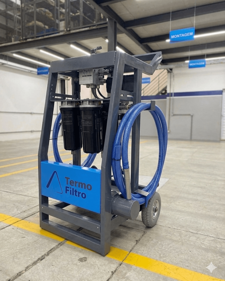 Locação de unidade de filtragem industrial